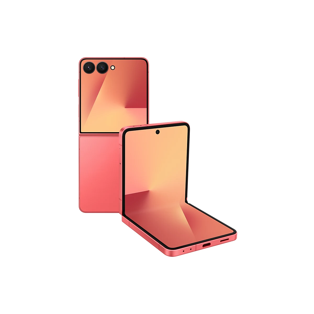 Galaxy Z Flip7؛ قرمز مرجانی